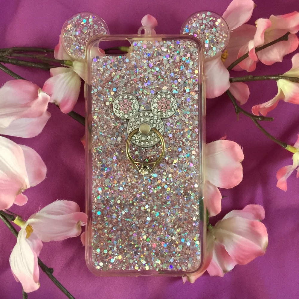 iPhone 6 Plus Glitter Mickey Ears Case